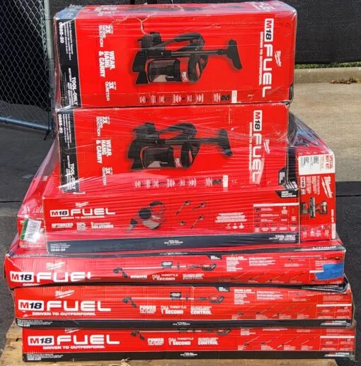 milwaukee cordless tools pallets eu