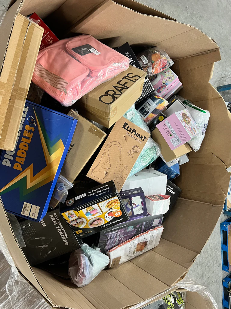 high count liquidation pallets europe