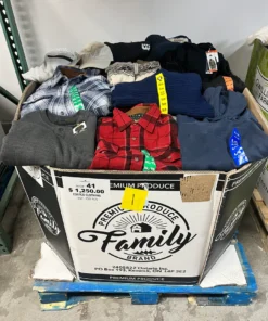 branded apparel pallets for sale eu
