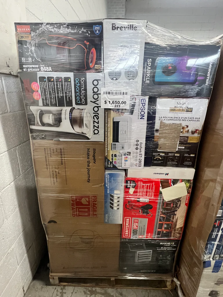 bulk amazon liquidation pallets europe