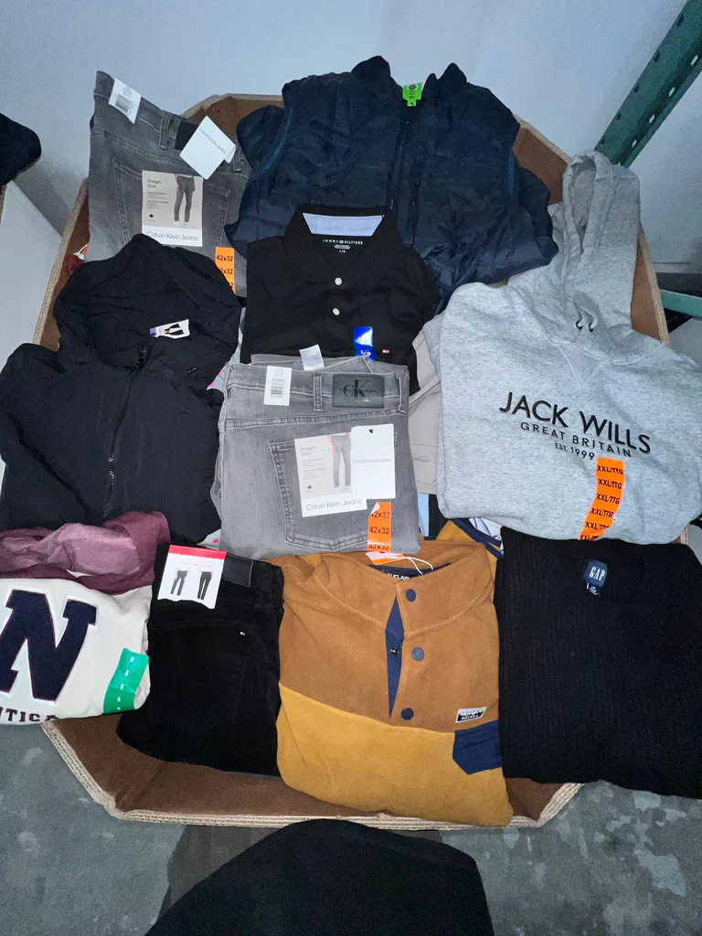 wholesale brand name clothing pallets europe