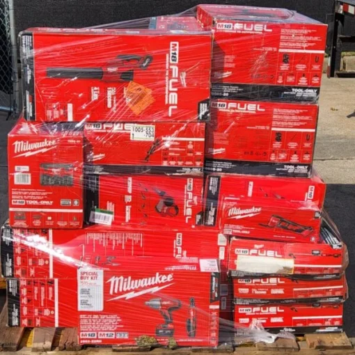 milwaukee cordless tools pallets eu